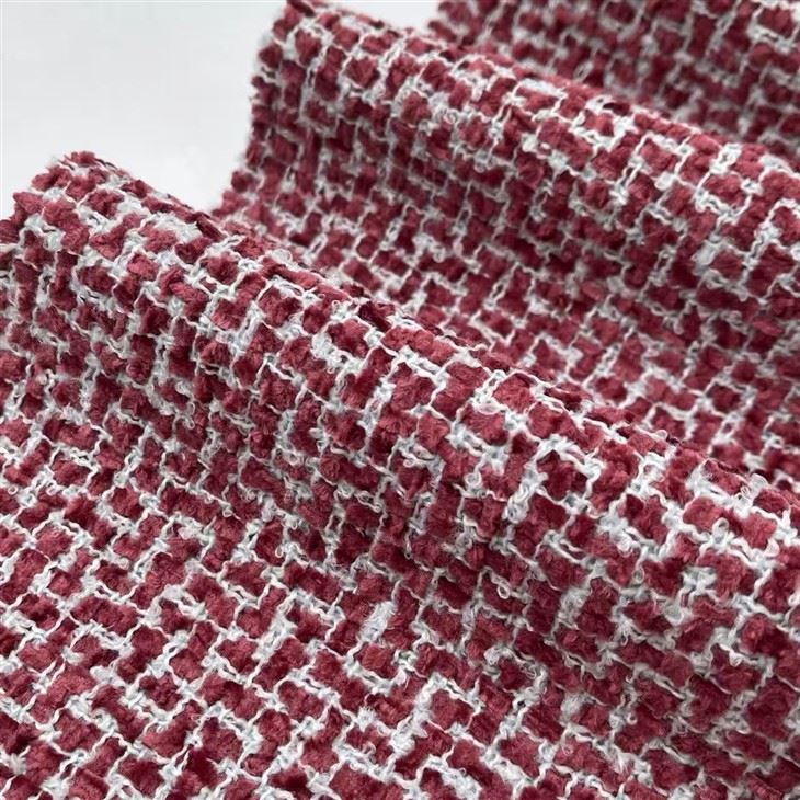 Tveggja-tóna Jacquard Check áklæði